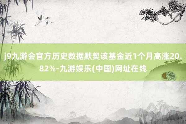 j9九游会官方历史数据默契该基金近1个月高涨20.82%-九游娱乐(中国)网址在线