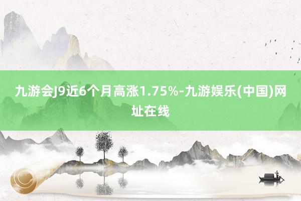 九游会J9近6个月高涨1.75%-九游娱乐(中国)网址在线